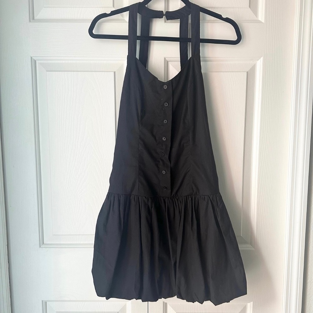 NWT Sincerely Jules Cotton‎ Black Dress